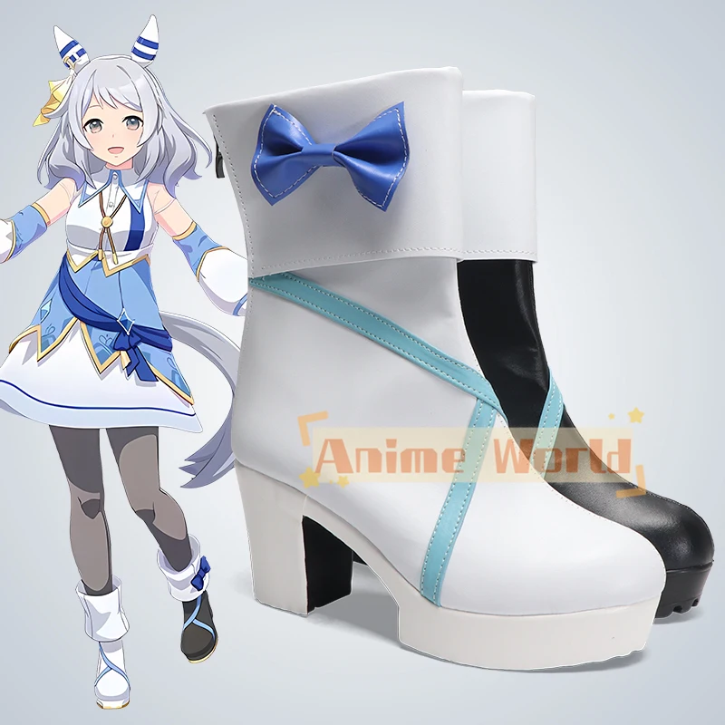 

Anime Game Umamusume: Pretty Derby Hishi Miracle Cosplay Shoes Boots Adult Children Halloween Party Costume Accessories Props
