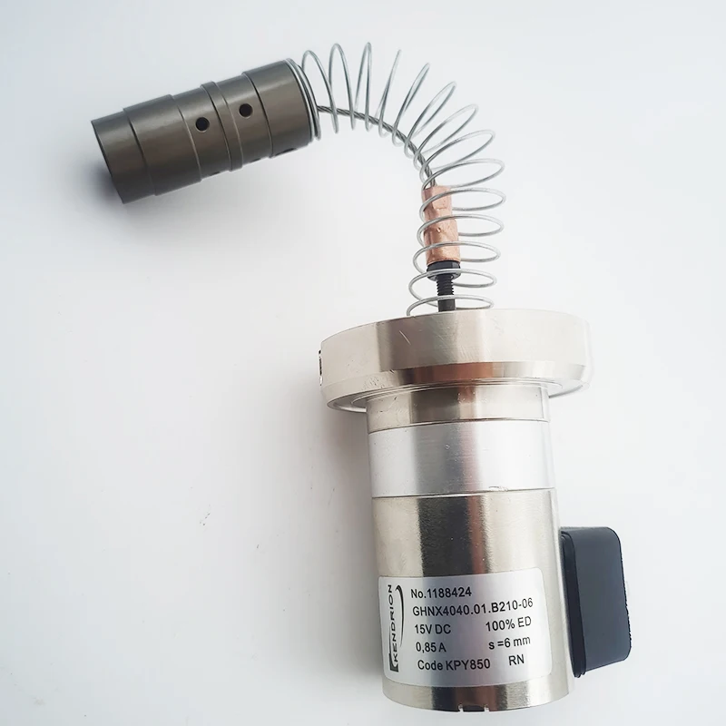 

Двигатель электромагнитного клапана Stahl ZD.203-764-01-00 Двигатель электромагнитного клапана складной машины Stahl GHNX4040.01.B210-06 15 В постоянного тока