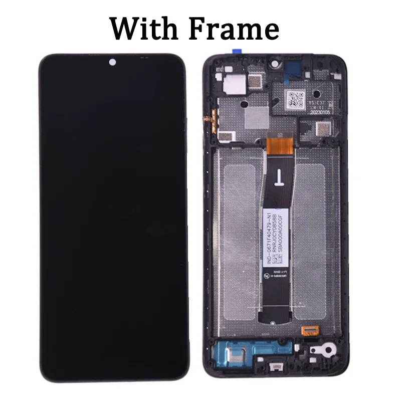 6.71 inches For Xiaomi Redmi 12C LCD Display With Touch Screen Digitizer Replacement Phone Parts Assembly