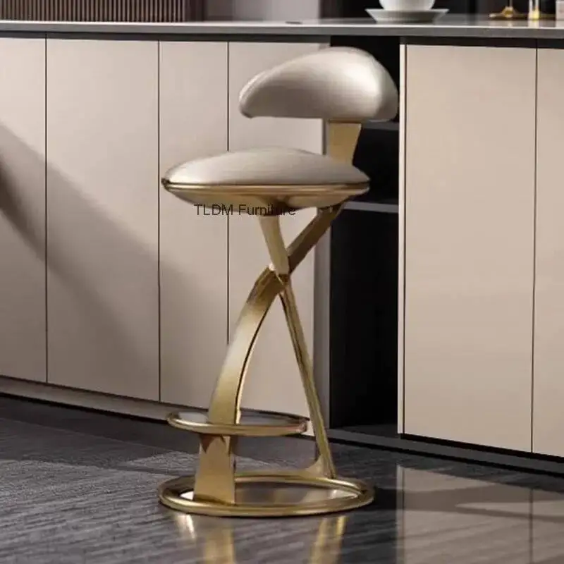 

Дизайнерские роскошные барные стулья для офиса и кухни, скандинавские барные стулья, эстетичные и удобные, мебель для дома
