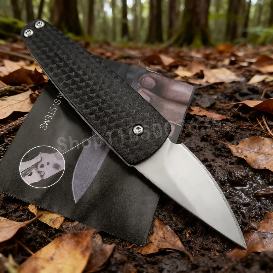 CR 7086 سكين للفرد متعدد الأغراض 8Cr13Mov شفرة ألياف النايلون مقبض مجهزة فتاحة الزجاجات التخييم في الهواء الطلق هدية حمل يومية