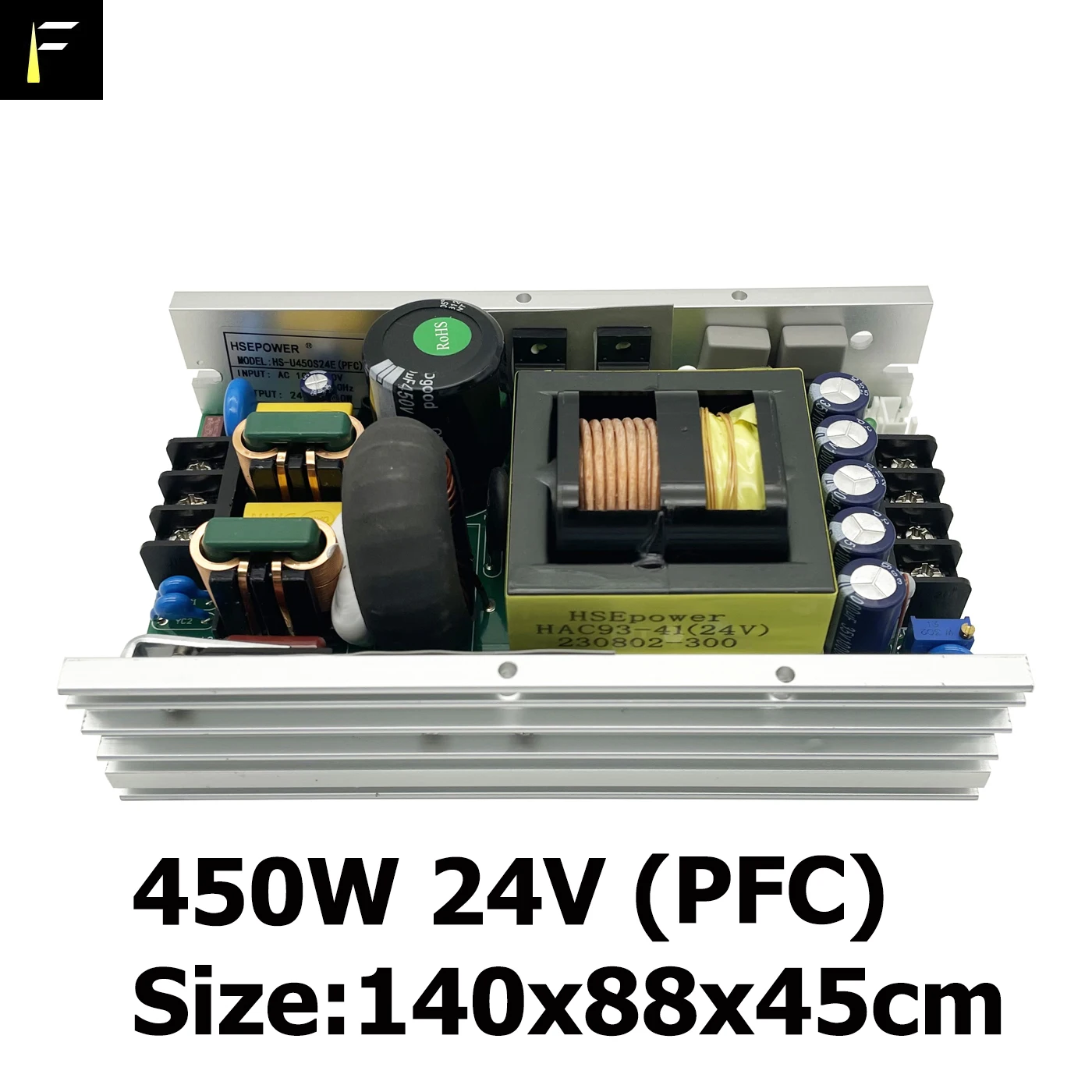 450 واط 400 واط 24 فولت 12 فولت 36V12V التبديل التيار الكهربائي ل COB الاسمية LED المرحلة فيلم التلفزيون ضوء الملحق ضوء 4 عيون الجمهور ضوء #4