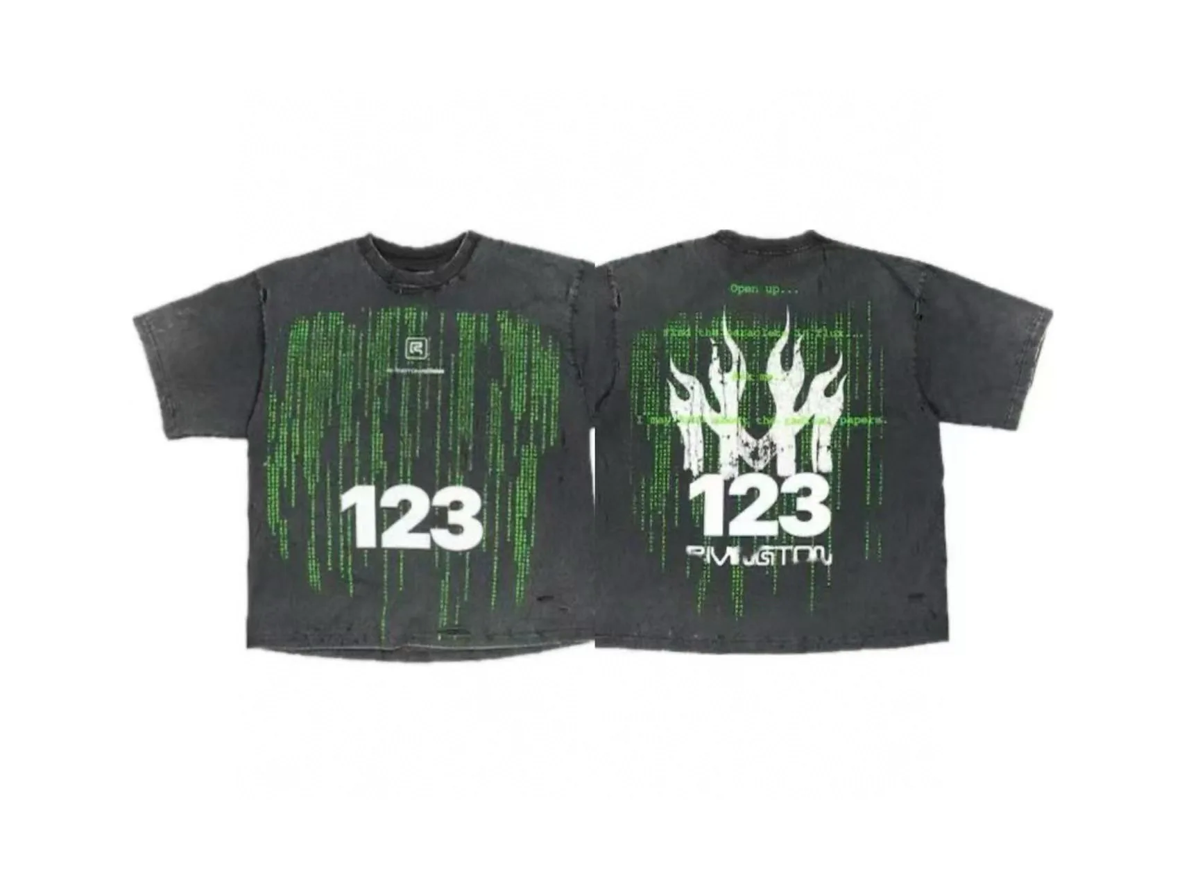 

RRR23 SS26 Винтажная футболка в рабочем стиле с коротким рукавом, уличный стиль, хлопок, круглый вырез, летняя мода, бренд Tagkita