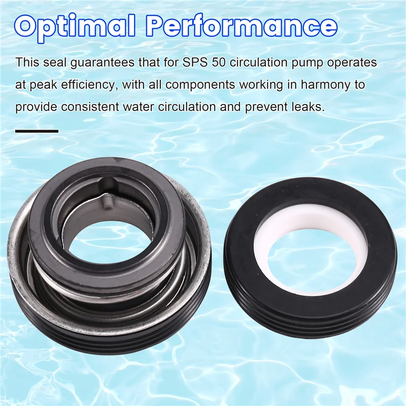 Mechanical Seal For SPS25 SPS50 SPS75 SPS100 Pool Pump Replacement Part