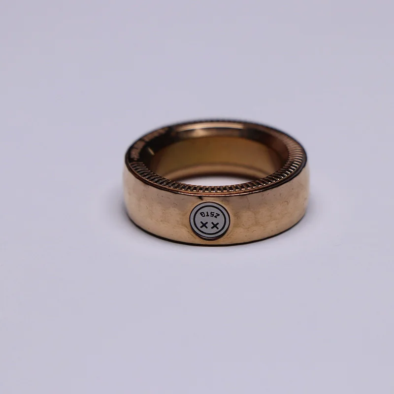 اسئلة حلقة EDC تململ سبينر المعادن اللمس المنزلق الإصبع لعبة ADHD تركيز أداة مكتب سطح المكتب الإجهاد الإغاثة اللعب #2