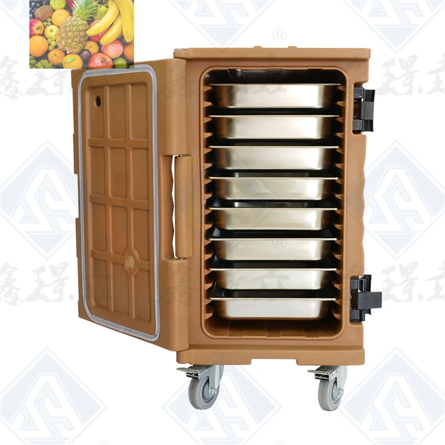 Restaurant warm food container incubator for transporting food