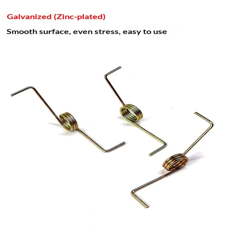 Washing machine door switch spring, washing semi-automatic wringer, dehydrator bucket cover spring, left and right torsion sprin
