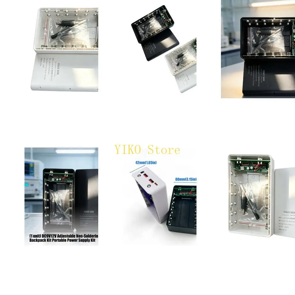 K32C Expandable Powerbank Case For 18650 Batteries Box Easy Installation for Travel