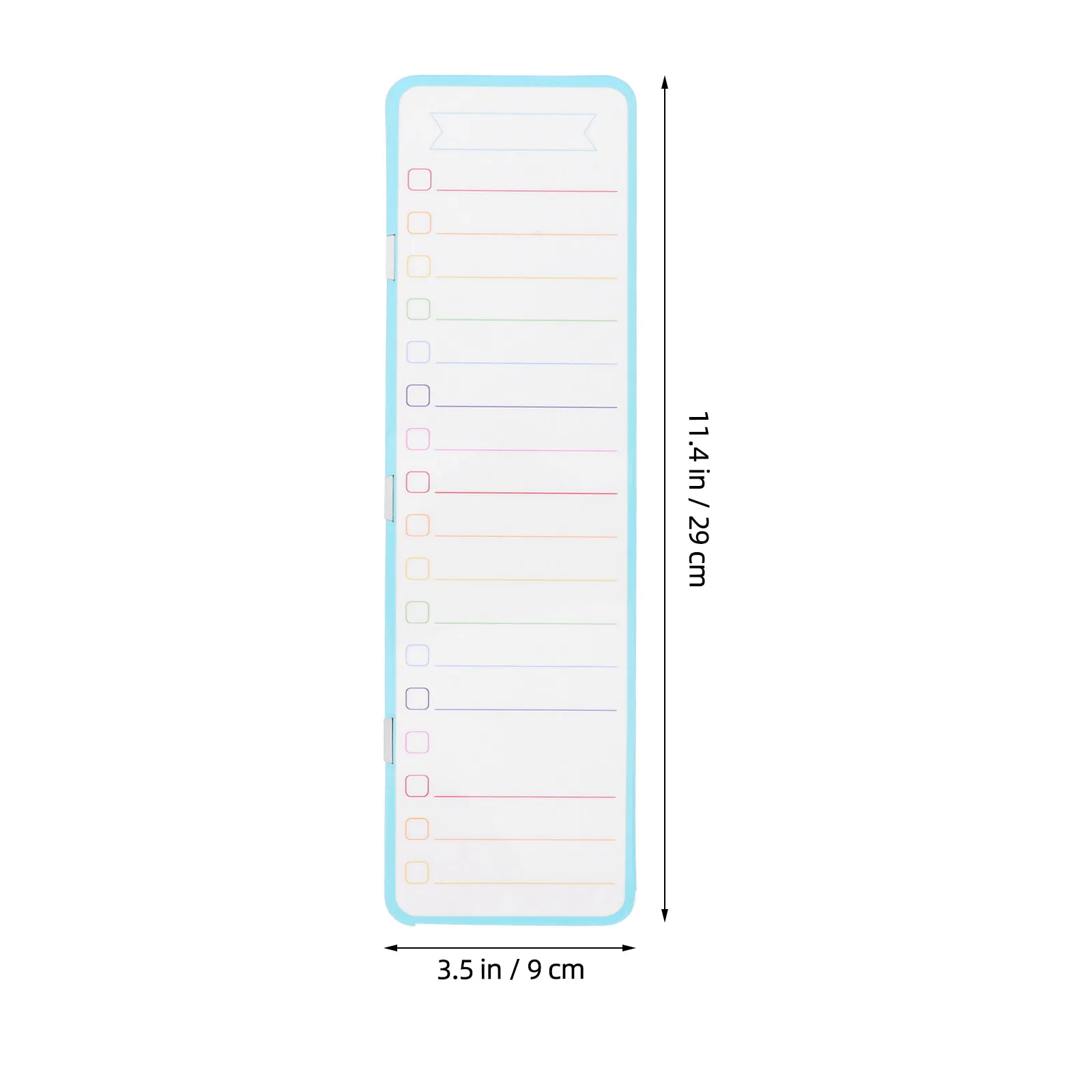 Magnetic Dry Erase Board Magnetic Notepad for Kitchen Fridge Computer Screen Grocery List Reminder Whiteboard for Fridge