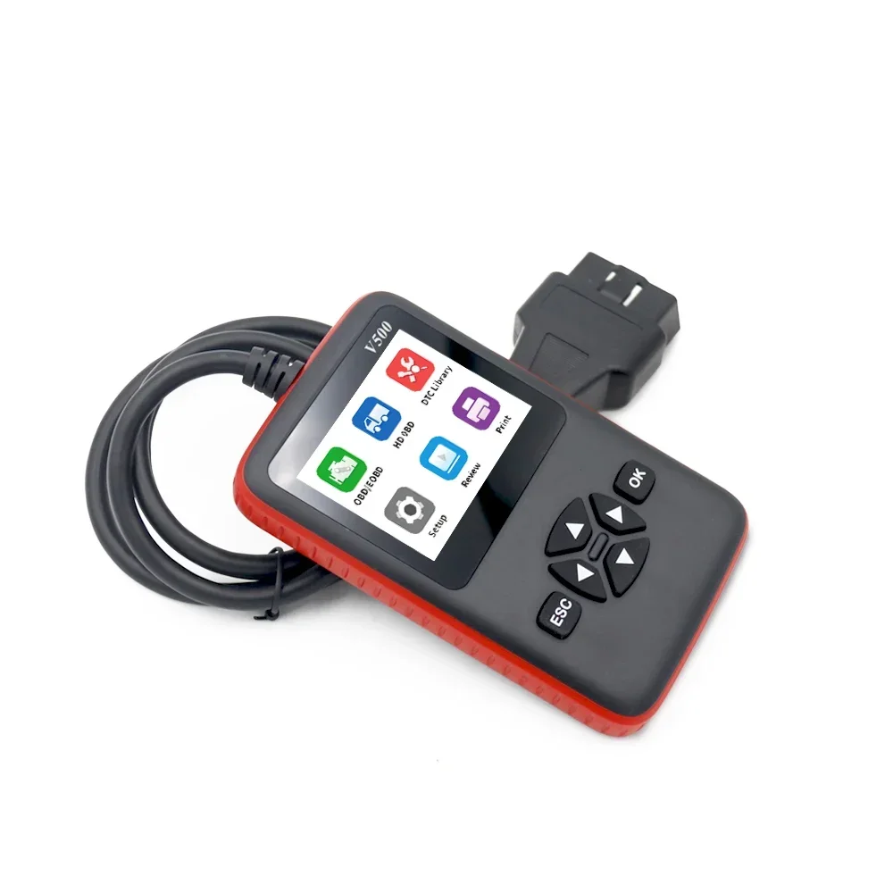 V500 OBD-II CAN Diagnostic Scan Tool Check Engine Light Car Scanner with Live Data vehicle diagnostic machine for all cars