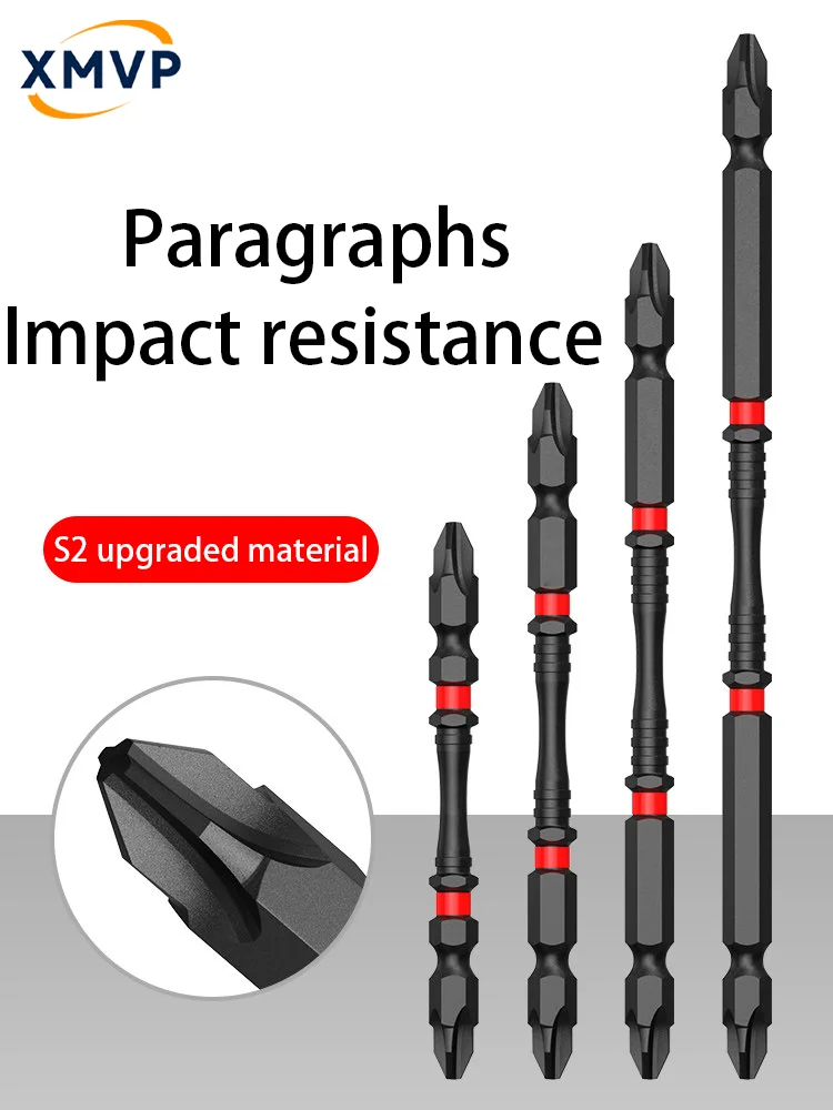 

Segmented impact-resistant cross-head strong magnet high-hardness anti-slip tungsten steel electric screwdriver electric drill a