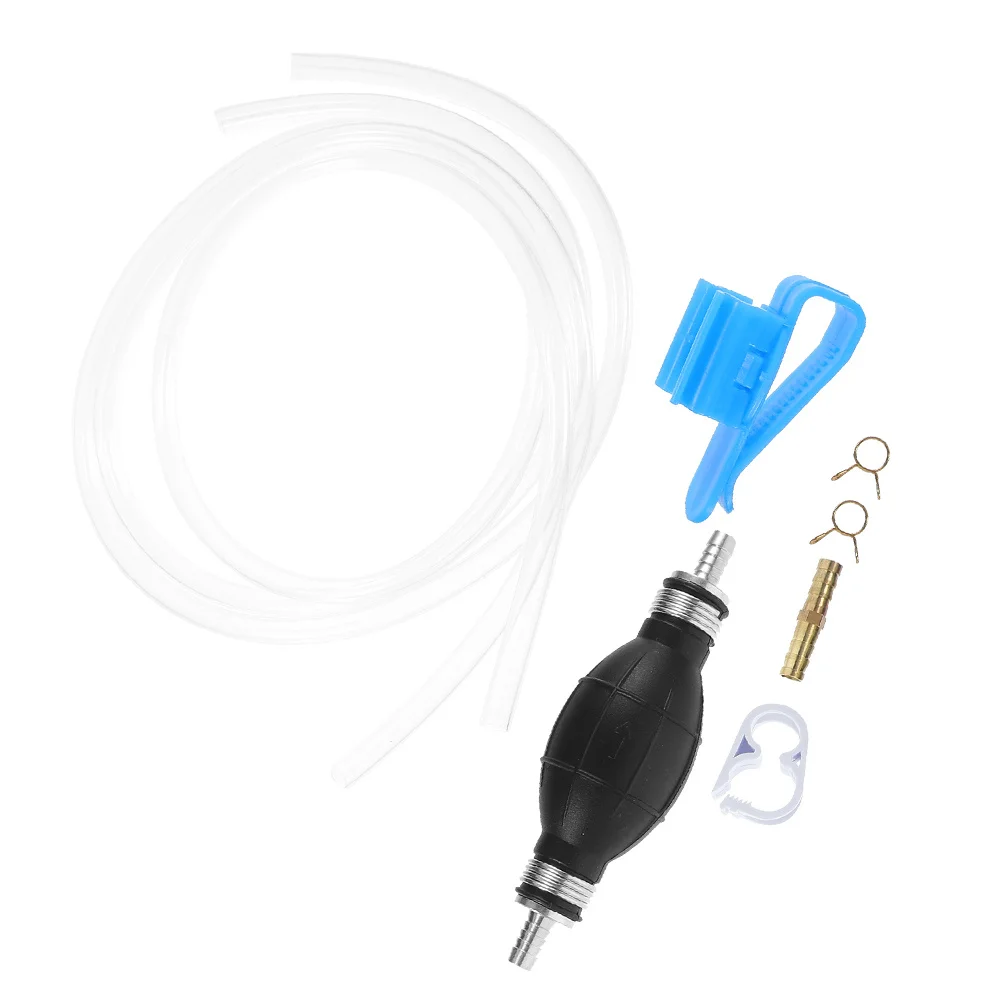 

1Set Hand Fuel Transfer Pump Plastic Siphon Pump Manual Operation Oil Transfer Hose Wear Resistant Kit