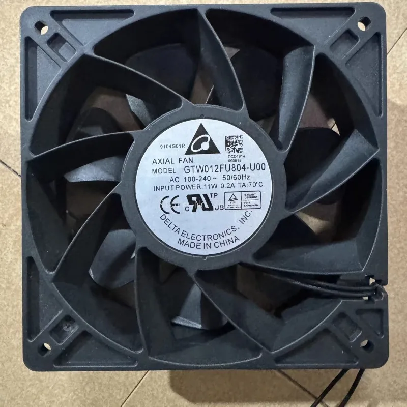 

New Cooler Fan for Delta GTW012FU804-U00 12038 24V-220V 0.2A EC Cooling Fan 12cm 120x120x38mm