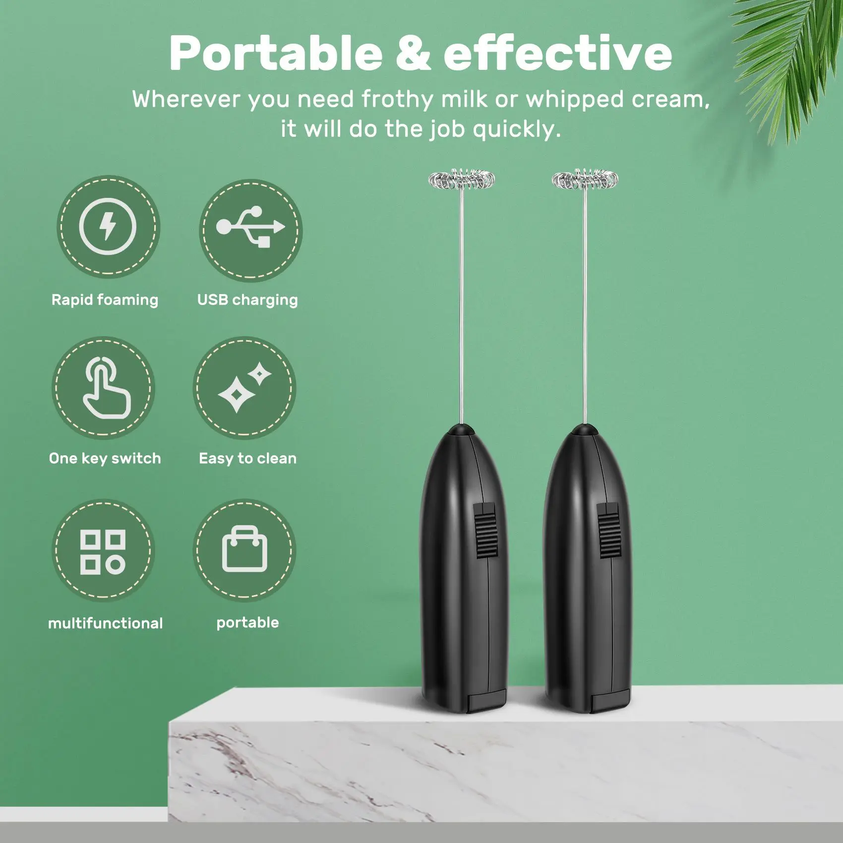 Pengaduk kopi, genggam, pengocok susu, Dioperasikan dengan baterai, pengocok kopi elektrik, pembuat busa susu, Mixer Mini, hadiah berguna