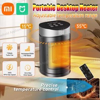 Xiaomi 6-in-1 Desktop Heater Home Remote Control Timed 1500W PTC Ceramic Electric Heater 2s Fast Heat Silent Heater Energy save