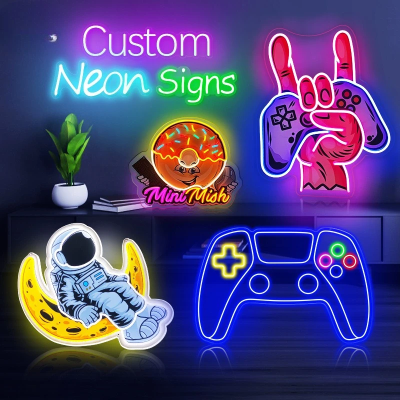 Neon custom billboard ambient light game machine light sign decoration neon sign