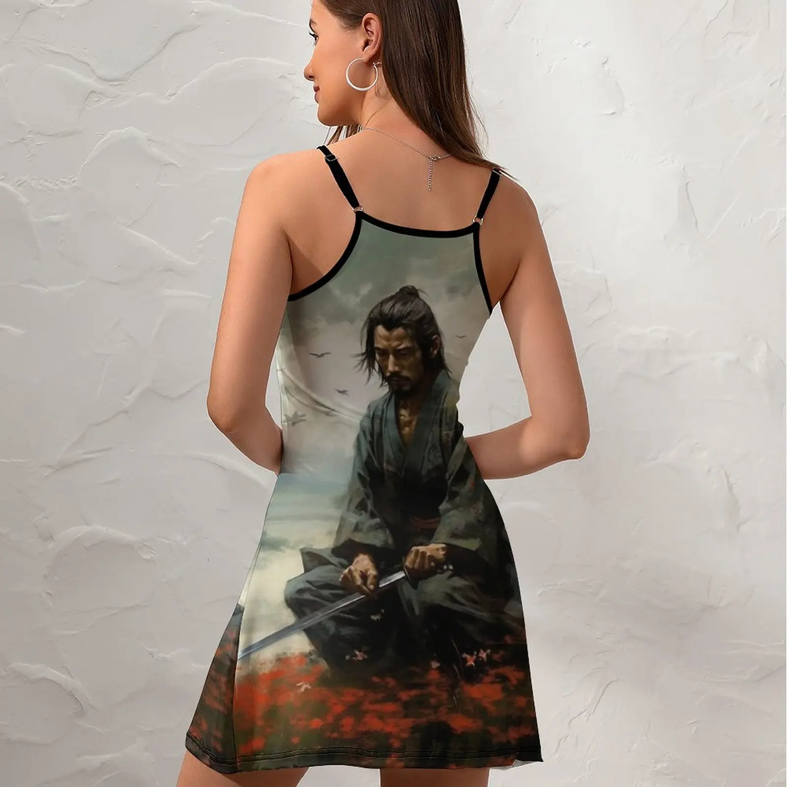 Vagabond Miyamoto Musashi For Sale  Women's Sling Dress Funny Sarcastic Dresses Top Quality Exotic  Woman's Gown  Parties