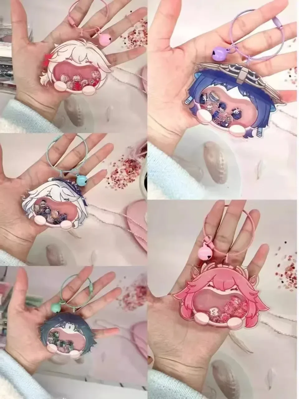 Аксессуары для косплея «сделай сам», игра GENSHIN IMPACT Xiao, аниме, 3D брелок Furina, акриловый кулон Yae Miko, подарок на Хэллоуин для детей