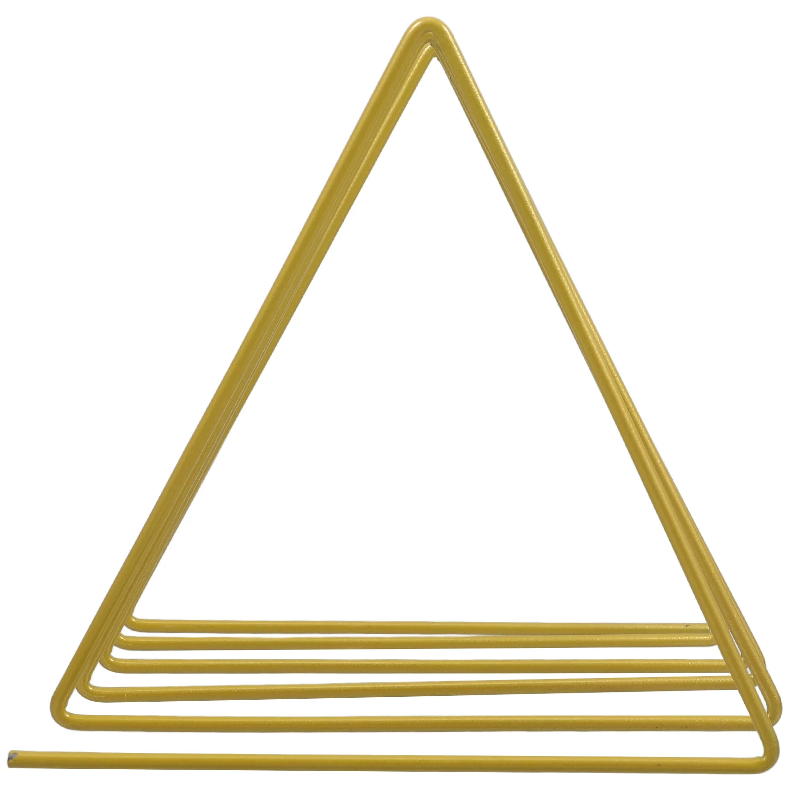 

Triangle Desk File Organizer Metal Bookshelf Desktop Magazine Holder Document Rack Office School Home Golden File Folder Holder