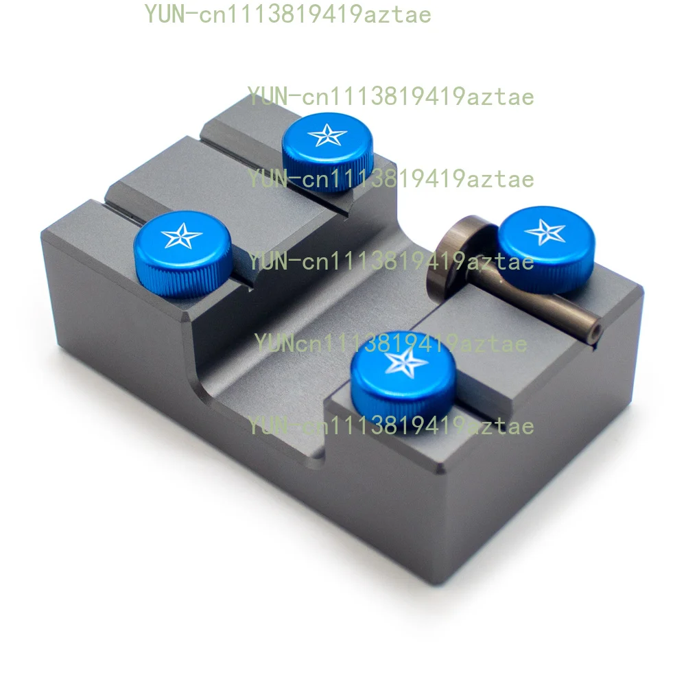 Dual-Station Gemstone Top Flat Polisher Aligning Fixture Universal Calibration Tool for 6.0/5.8mm Adapter Rods