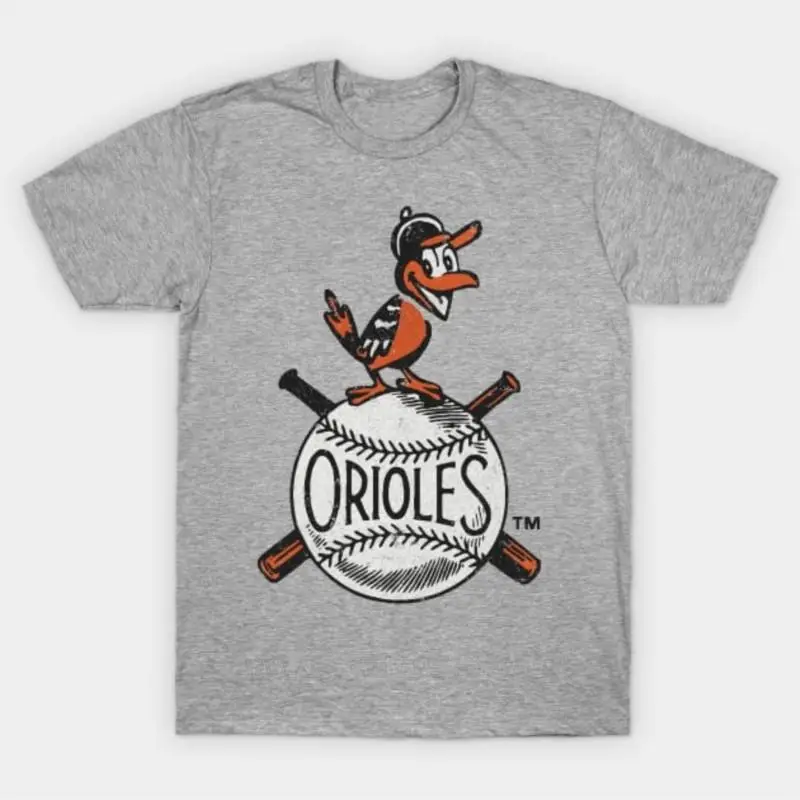 

Beach man tee shirt fashion print tees Vintage Baltimore Orioles T Shirt teenager cotton Oversized tee shirt male summer top