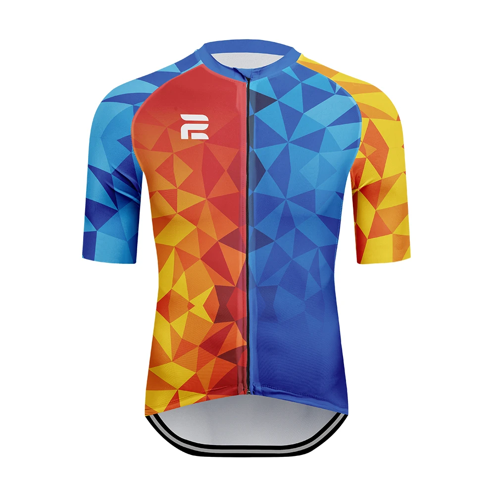 

Runchita New cycling jersey quick drying sweat wicking bike top mountain bike jersey cycling jersey men Ropa Ciclismo Uniform