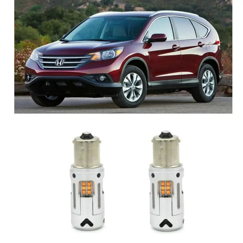 

For HONDA CR-V CRV 4 RM Front Rear Turn Signal auto Led light bulbs Car Lights Error Free canbus 100% 2pc