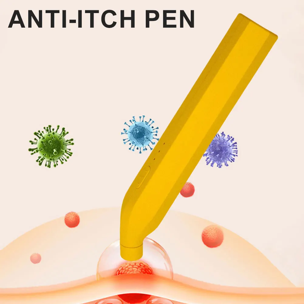 Electronic Mosquito Bite Pen Insect Bite Healer Natural Anti-Itch Pen Electric Insect Bite Healer for Camping Travel Outdoor