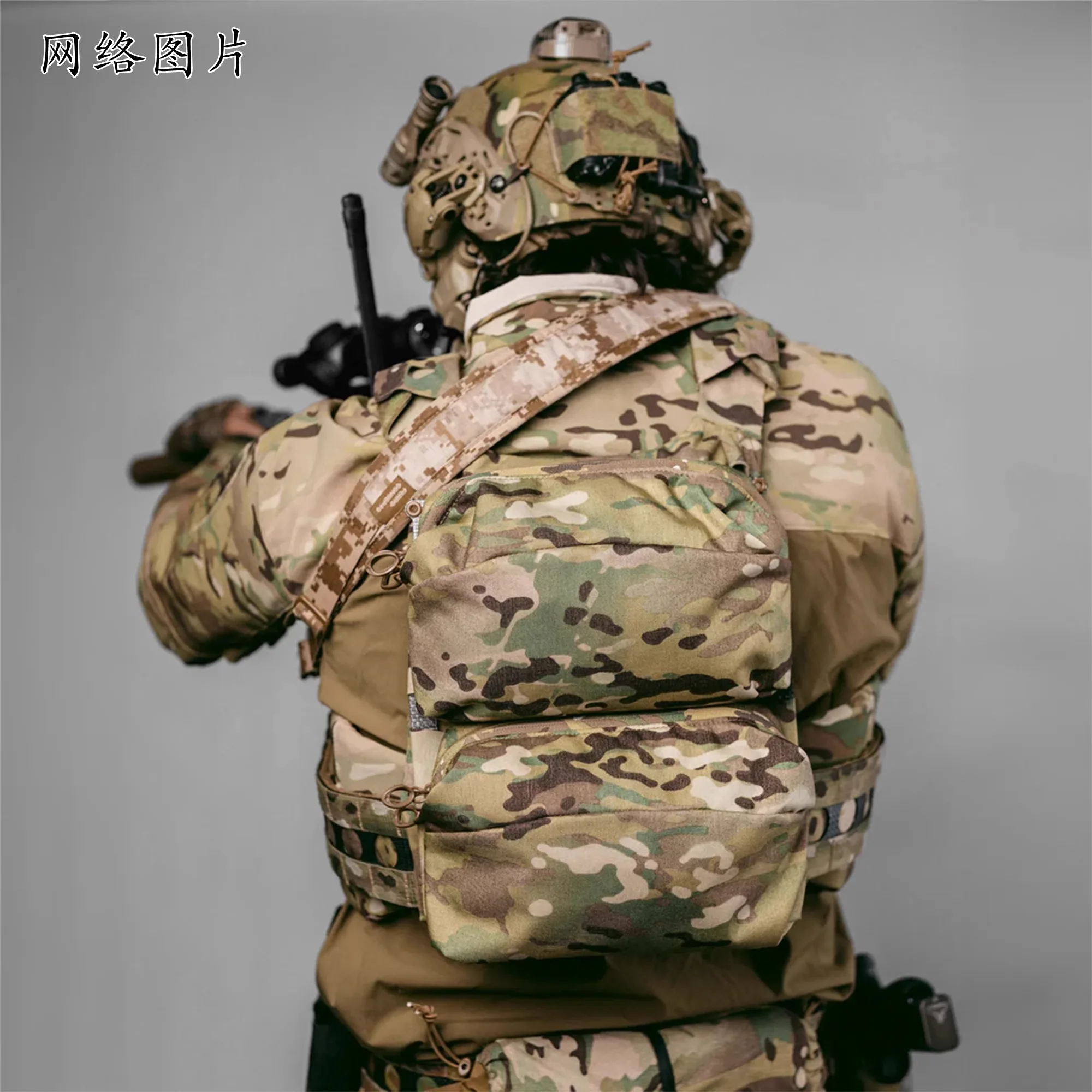 GP horizontal 6x9 tactical miscellaneous bag Molle waist belt accessory bag storage bag