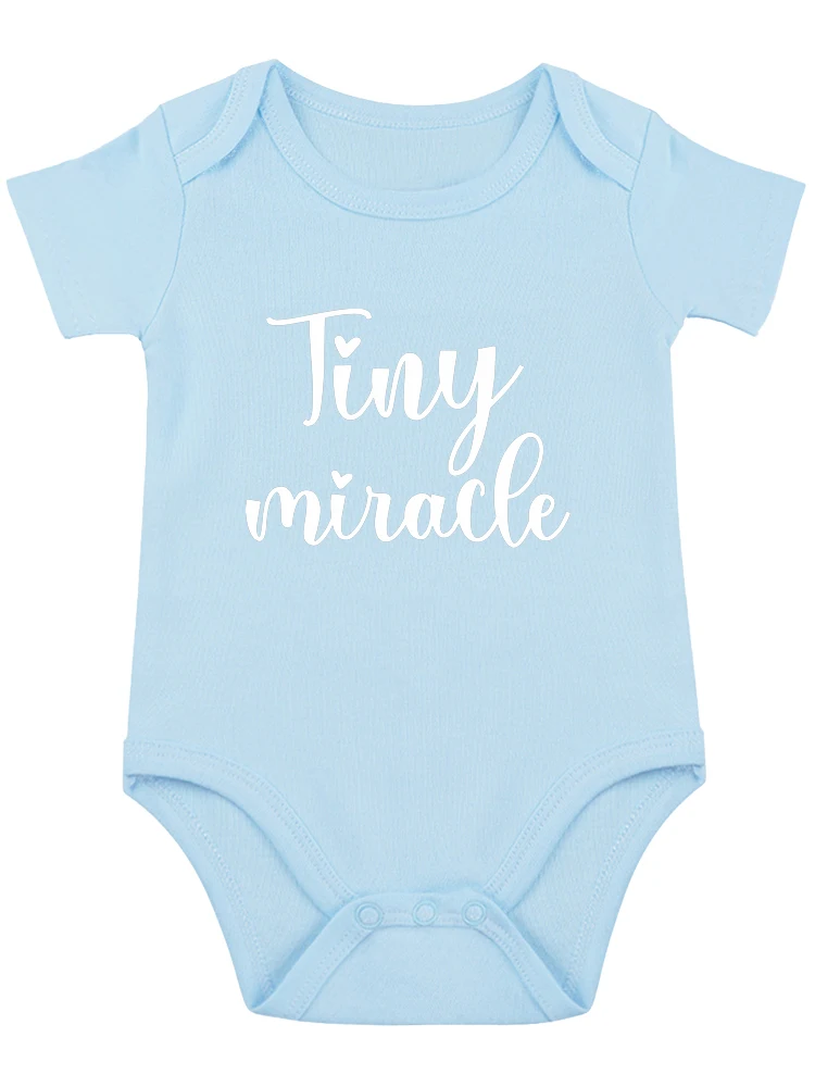 Tiny Miracle Funny Baby onesie Baby Essentials Baby bodysuit pasgeboren meisje kleding schattige babyjongen outfits