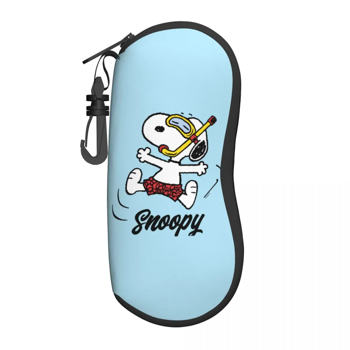 Peanuts Snoopy Scuba Diver Glasses Case Women Men Printing Accessories cartoon dog Sunglasses Storage Box Eye Contacts Case