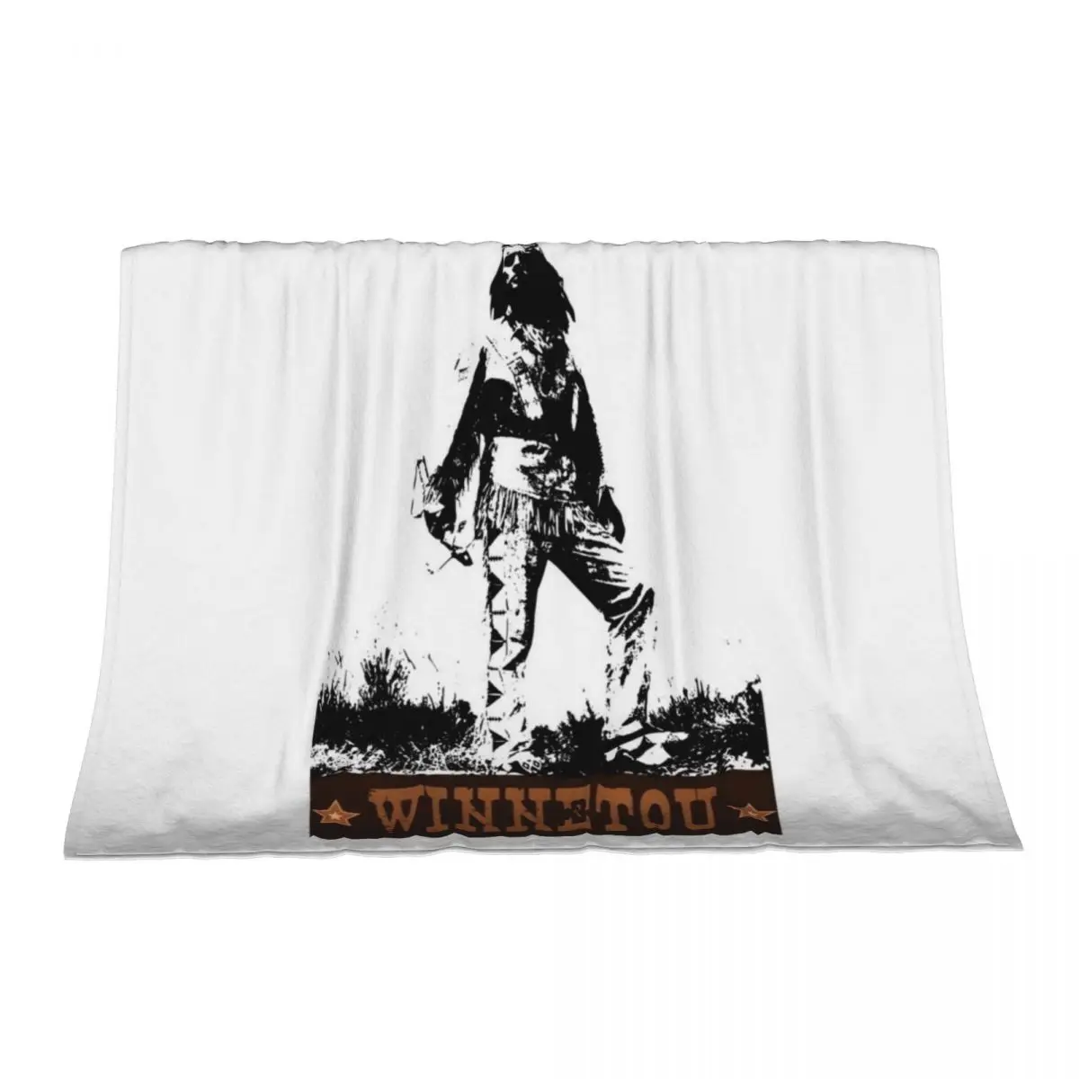 

Save Winnetou Indian Chief Apache Gift Idea Birthday Throw Blanket Fashion Sofas warm winter Luxury Brand Blankets