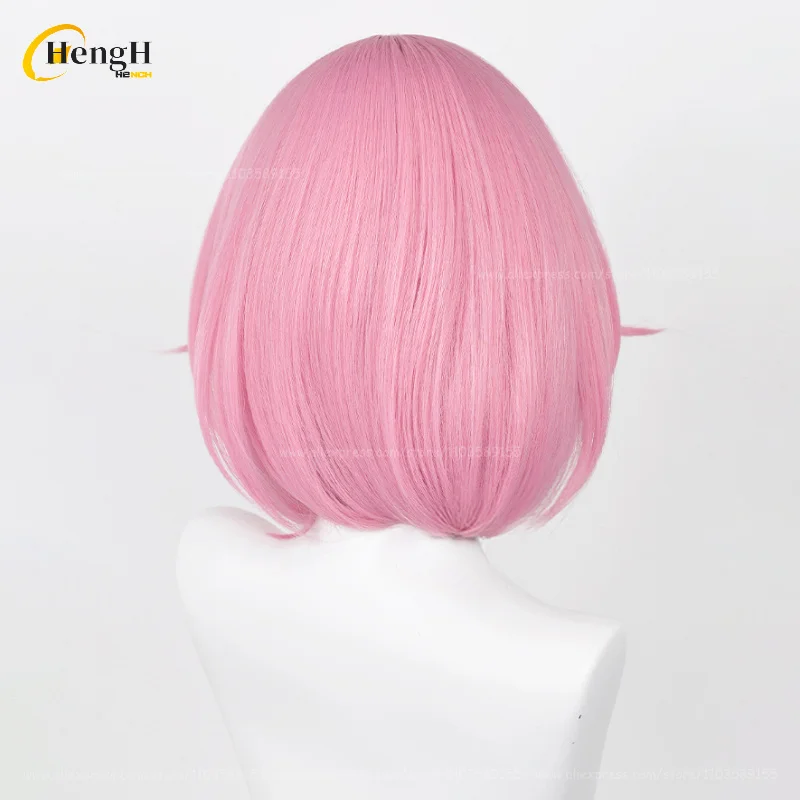 In Stock Ootori Emu Synthetic Wig Anime Short 34cm Dark Pink Cosplay Wig Heat Resistant Hair Halloween Party Role Play 2024 Wigs