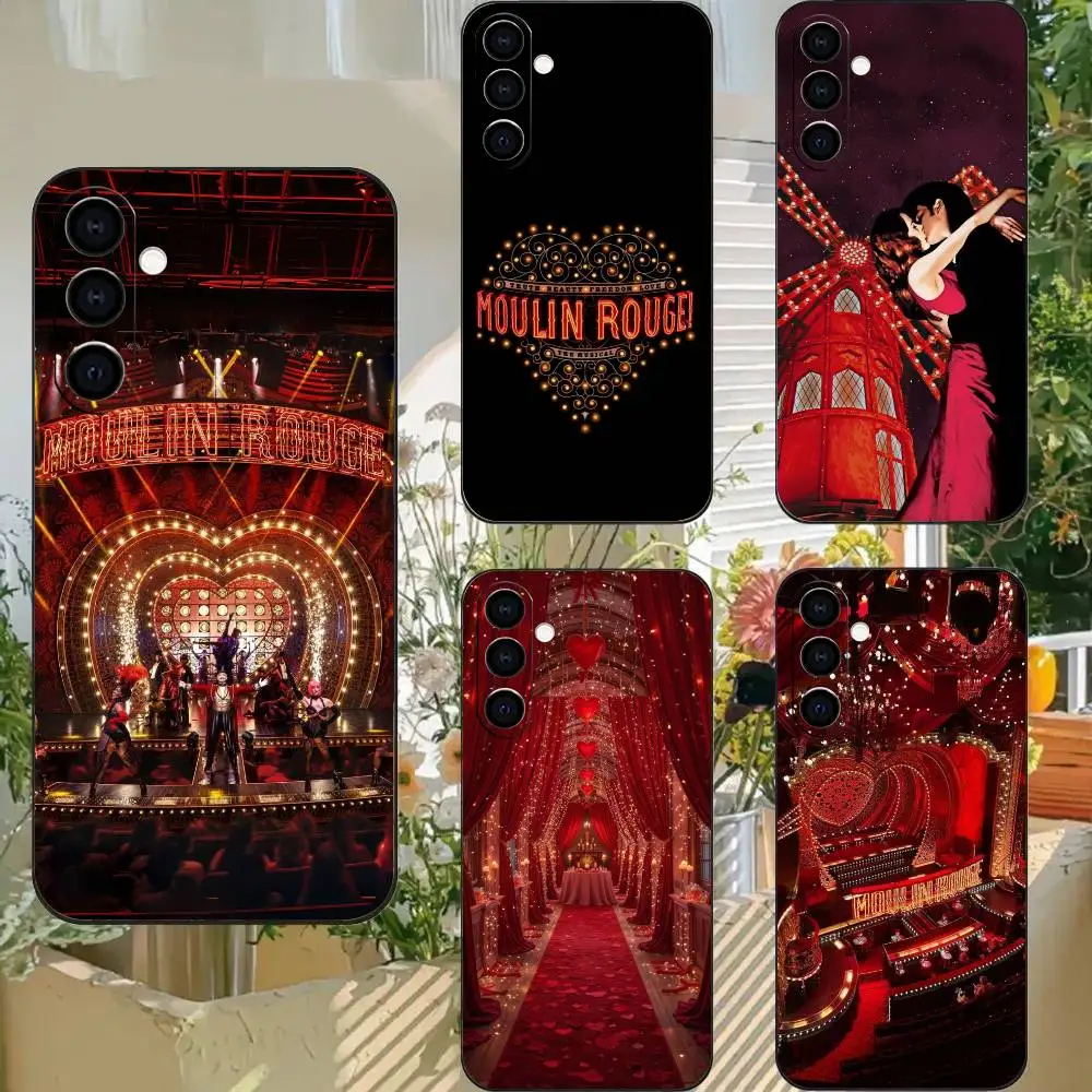 Moulin Rouge Ultrathin TPU Printed Phone Case for Samsung Galaxy A73/A72/A71/A53/A52/A51/A22/A91/A80