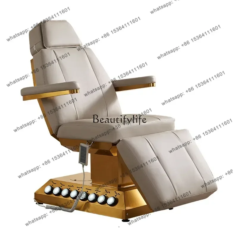 12Massage tattoo embroidery bed folding beauty salon special body automatic lifting electric beauty bed