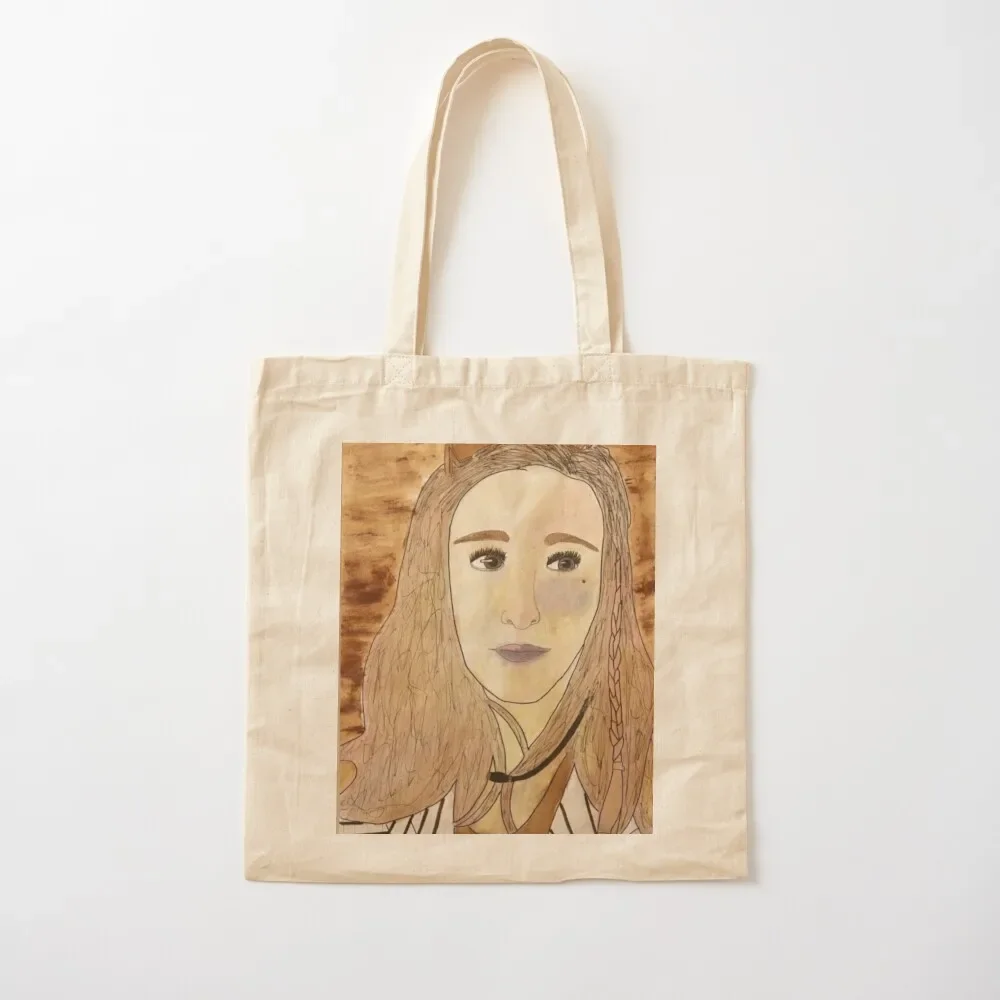 

Self Portrait -Natural Dye Tote Bag custom fabric bag Women's shopper bag women hand