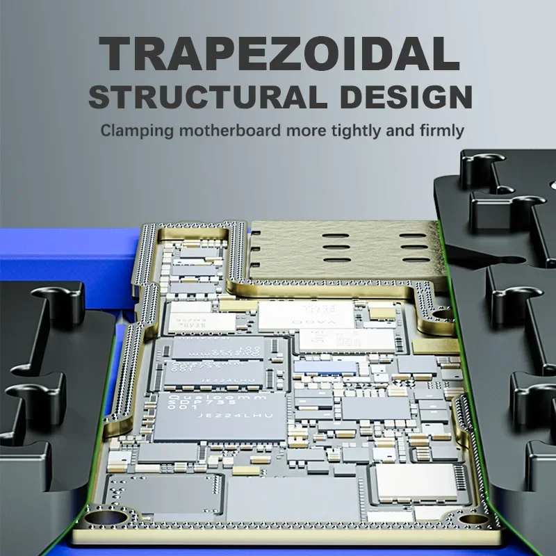 Imagem -03 - Mecânico Mr6 Max Universal Pcb Suporte Duplo Eixo de Solda Placa-mãe do Telefone Chip ic Braçadeira de Reparo de Solda