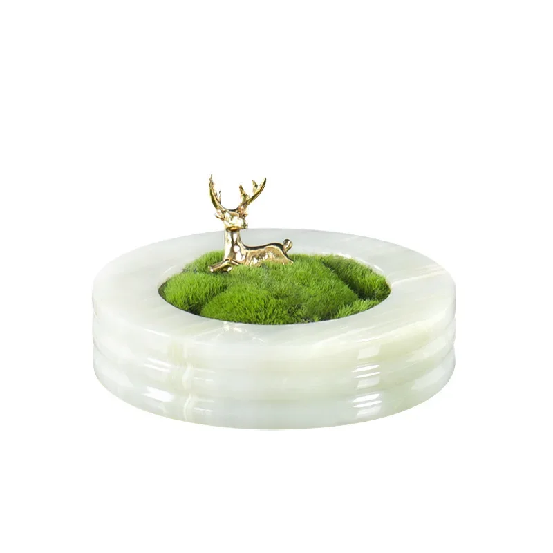 

e creative jade restaurant round table flower arrangement in the middle conference room table atmosphere flower pot ornament
