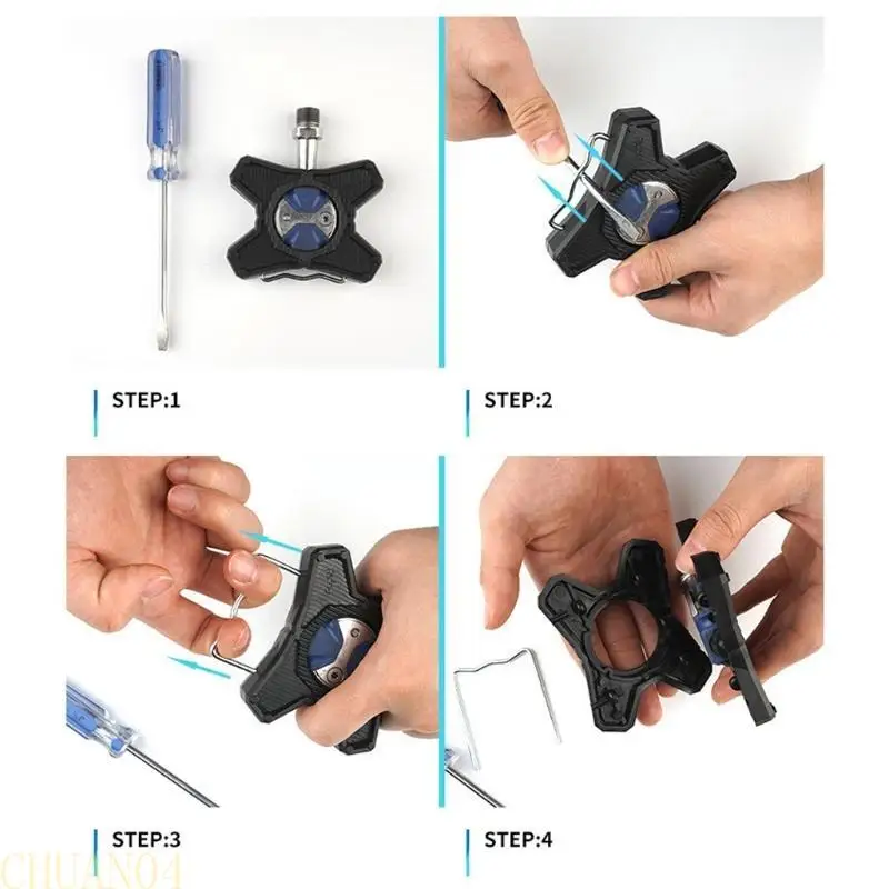 

A1A2 Great Performance ABS Bicycle Pedals Flat Bracket Converter for Speedplay Zero Pedals Adapter