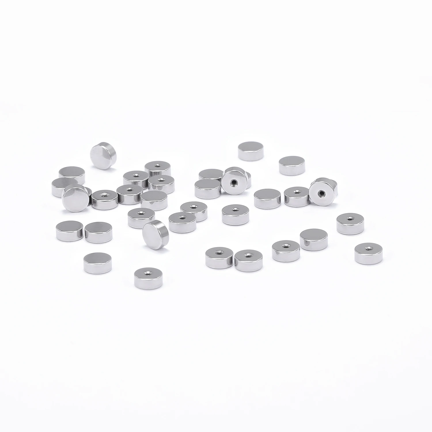 Zemo 5/10/20 Stks/partij Rvs Cilindrische Oordoppen 16/18G Hoge Poolse Back Cap kleine Exclusieve Oor Cap Earhole Oordopje