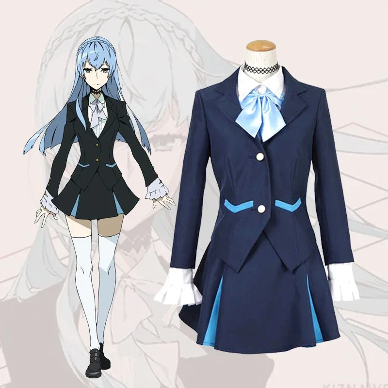 Kiznaiver Sonozaki Noriko Anime Cosplay Costume Halloween Costumes For Women JK Uniform Suit Jacket Skirt Japanese Carnival