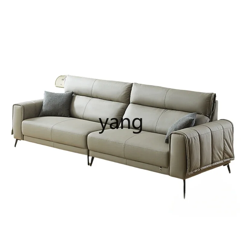 

XYY fabric sofa living room modern simple household straight row small apartment light luxury