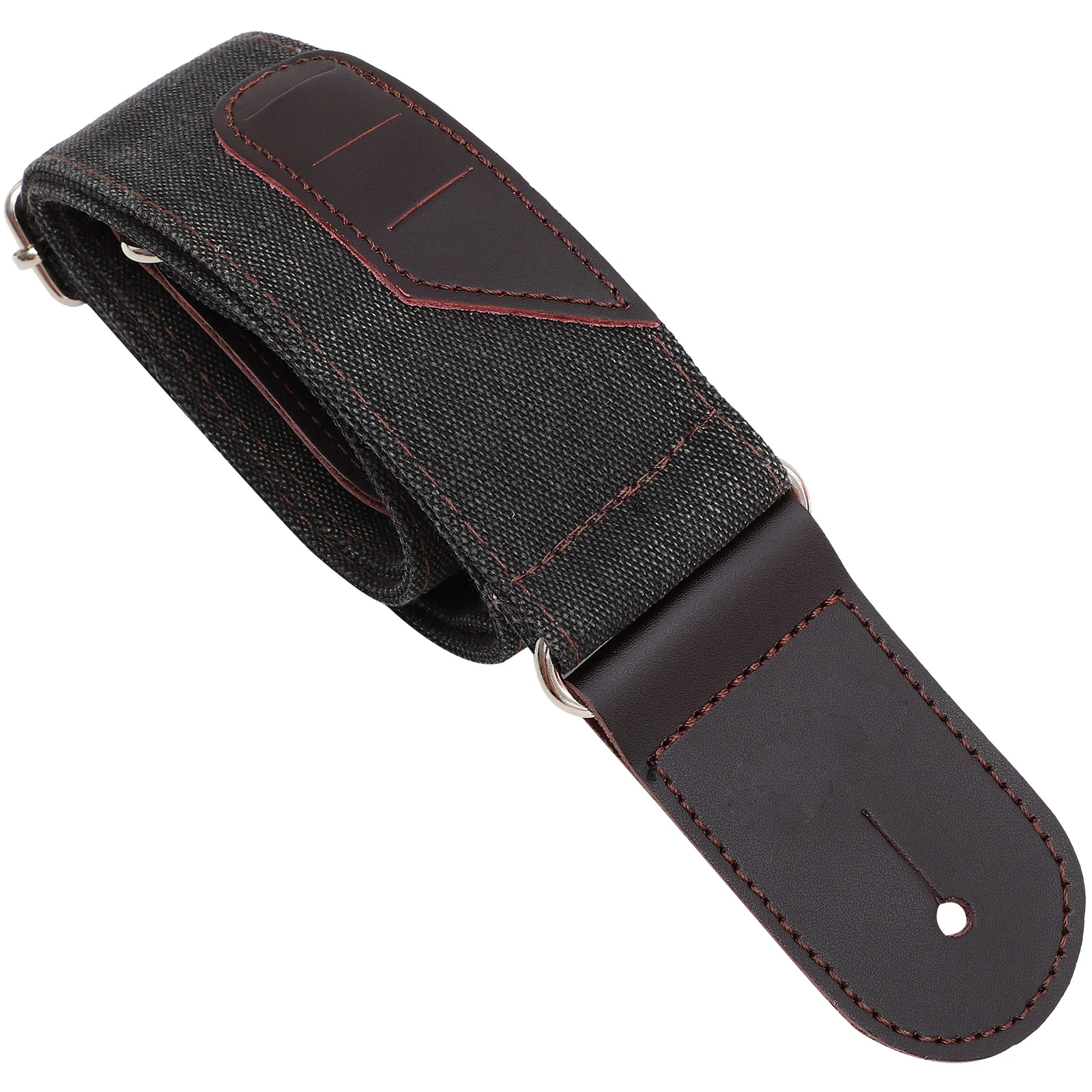 

Electric Guitar Strap Adjustable Replacement Bass Sling Denim Comfortable Wear Long Lasting Decorative