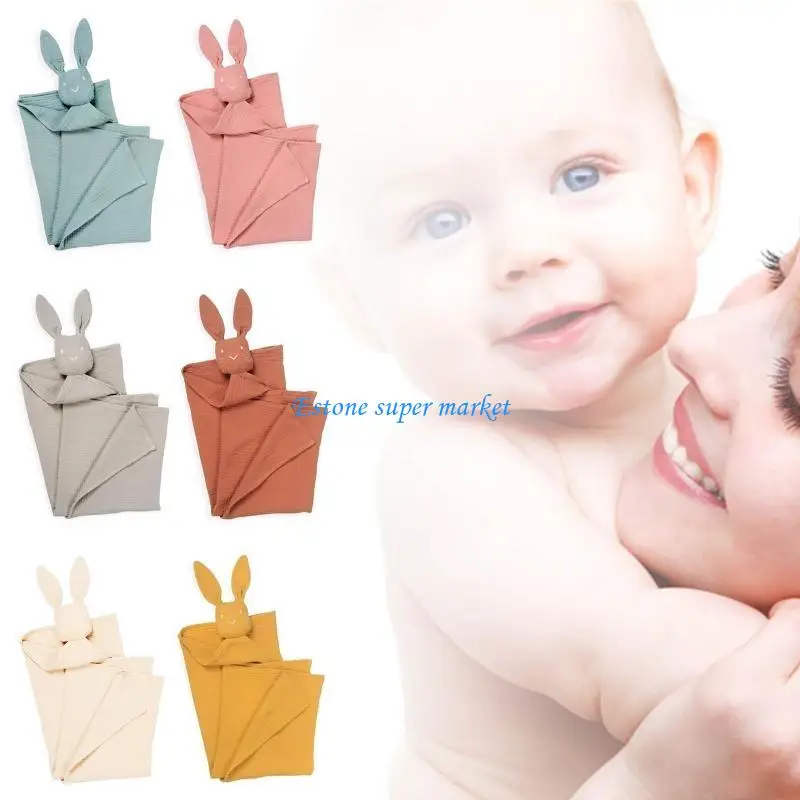 090B 120x70 سنتيمتر الطفل قماط ملفوفة منشفة استرضاء لينة أرنب لبطانية الدمية Sleepsa