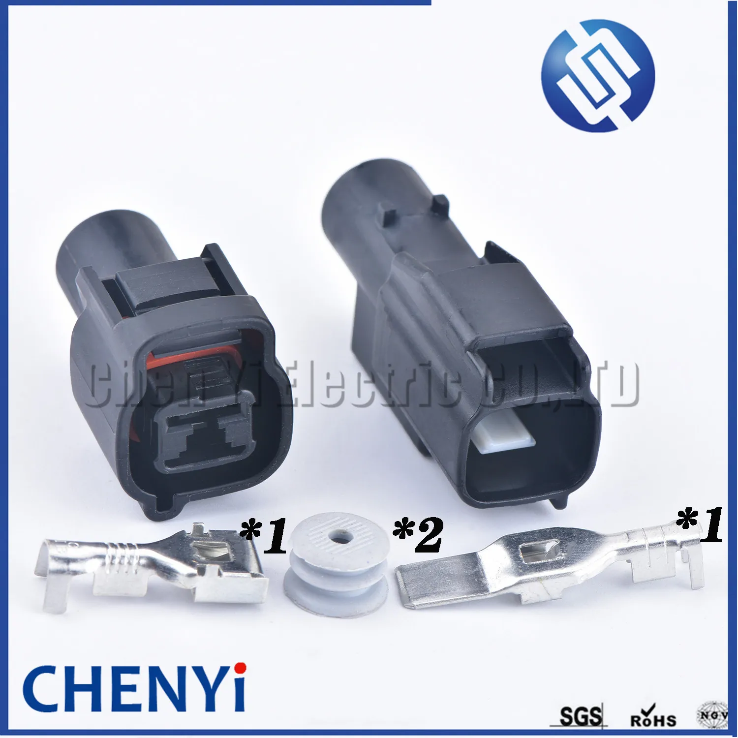 1 Pin 7.8mm series Automotive Waterproof Connector For Electronic fan wire harness plug MG650943-5 MG640944-5 For Carnival