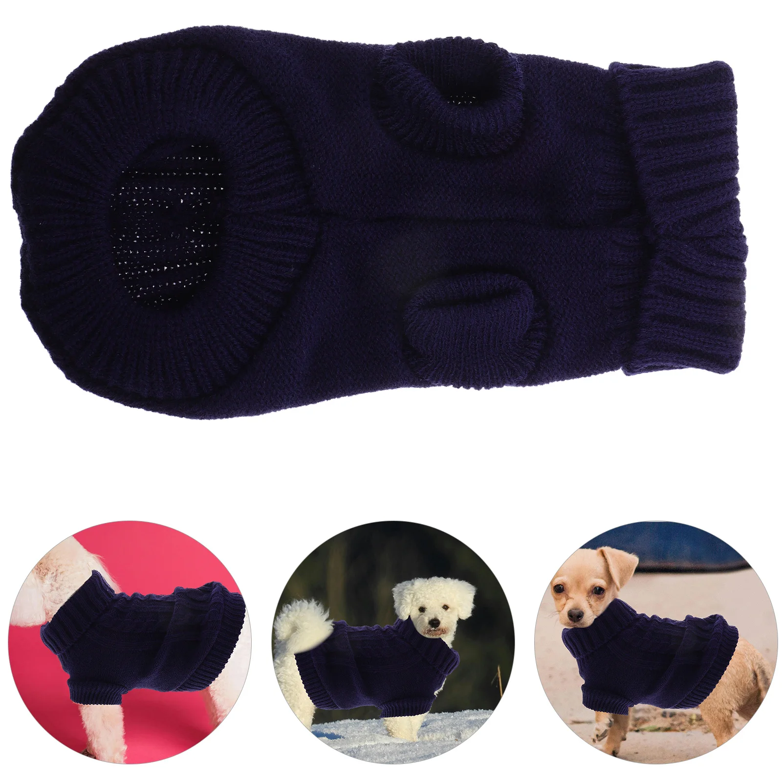 

Dog Sweater Clothing for Small Dogs Cute Knitwear Clothes Outfits Pet Apparel Winter Coat