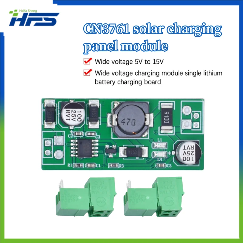 CN3761 Lithium Battery Charger Protection Board Module for 4.2V Solar Panel Regulated Charging