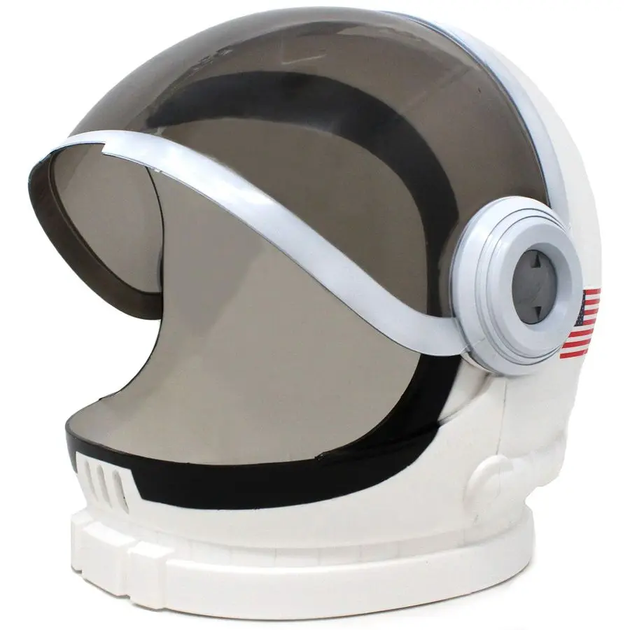 

Creations Astronaut Helmet for Kids with Movable Visor Pretend Role Play Accessory Toy Set Halloween Costumes