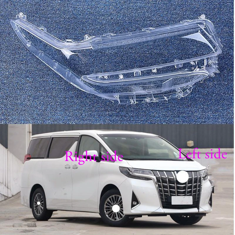 

For Toyota Alphard 2018 2019 2020 Headlight Shell Lamp Shade Transparent Cover Headlight Glass Headlamp Cover