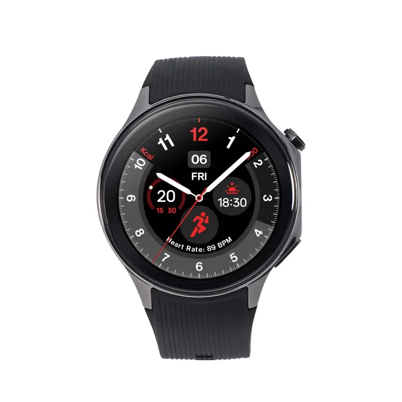 Oneplus Watch 2 – inteligentny zegarek z ekranem Amoled o przekątnej 1,43 cala, baterią o pojemności 500 mAh, ponad 100 trybami sportowymi, 2 GB pamięci RAM i 32 GB pamięci wewnętrznej, obsługą Wi-Fi, — 2